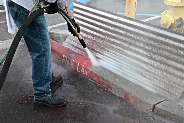 Vapor blasting application